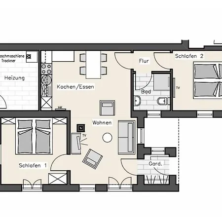 With 2 Bedrooms Σπίτι διακοπών