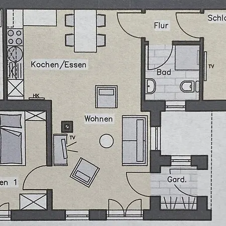 With 2 Bedrooms Σπίτι διακοπών