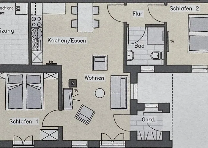 With 2 Bedrooms Casa vacanze